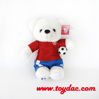 Stuffed Football Bear Toy