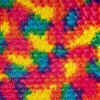 Super soft rainbow rose plush fabric