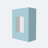 color cut window gift box 